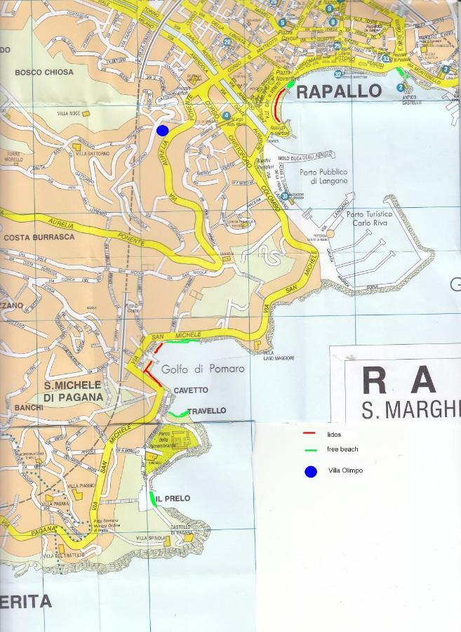 Villa Olimpo Rapallo Bagian luar foto